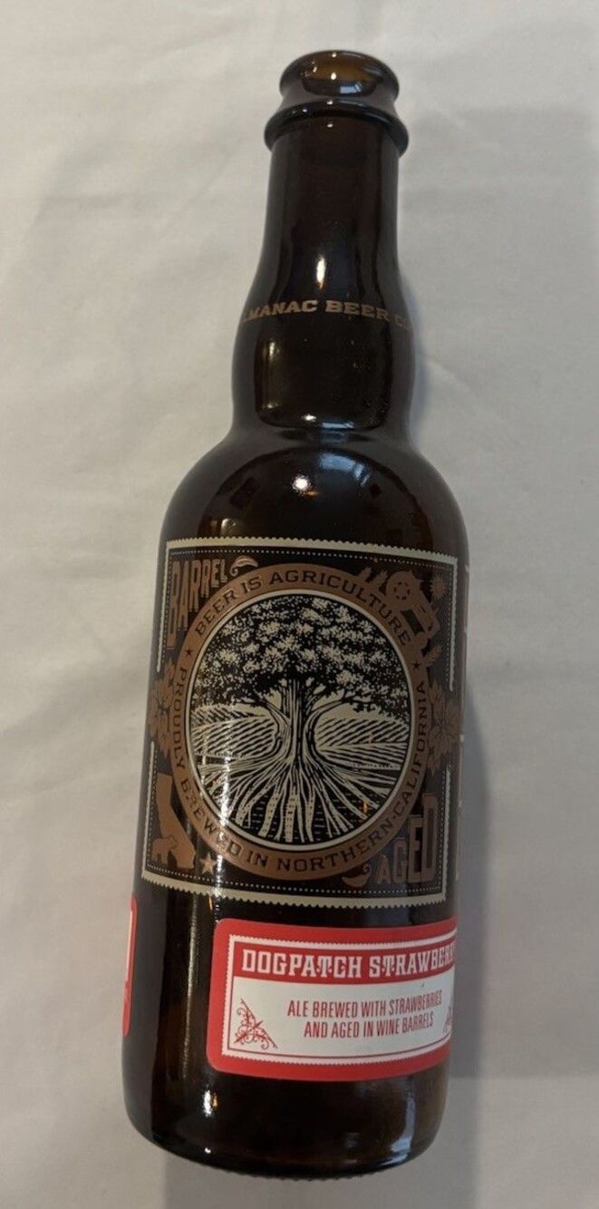 Almanac Beer Co. Dogpatch Strawberry Farm To Barrel San Jose CA Brown Bottle ‘14